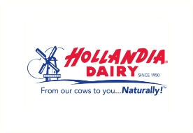 Hollandia Dairy. From our cows to you... Naturally!