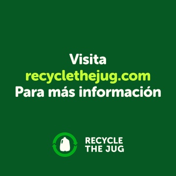 Visita recyclethejug.com para saber más